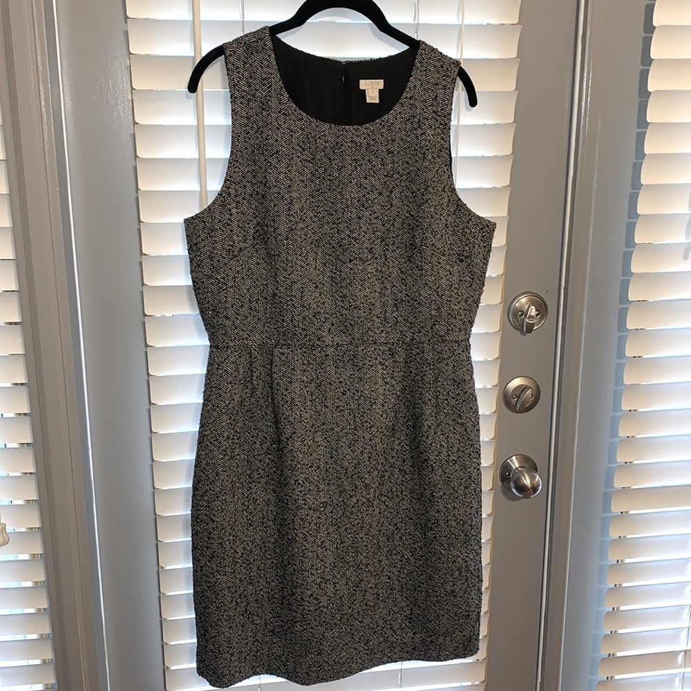 J. Cree wool blend dress